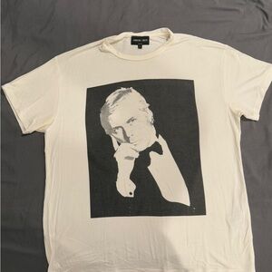 Armani Exchange Cream Graphic T-Shirt